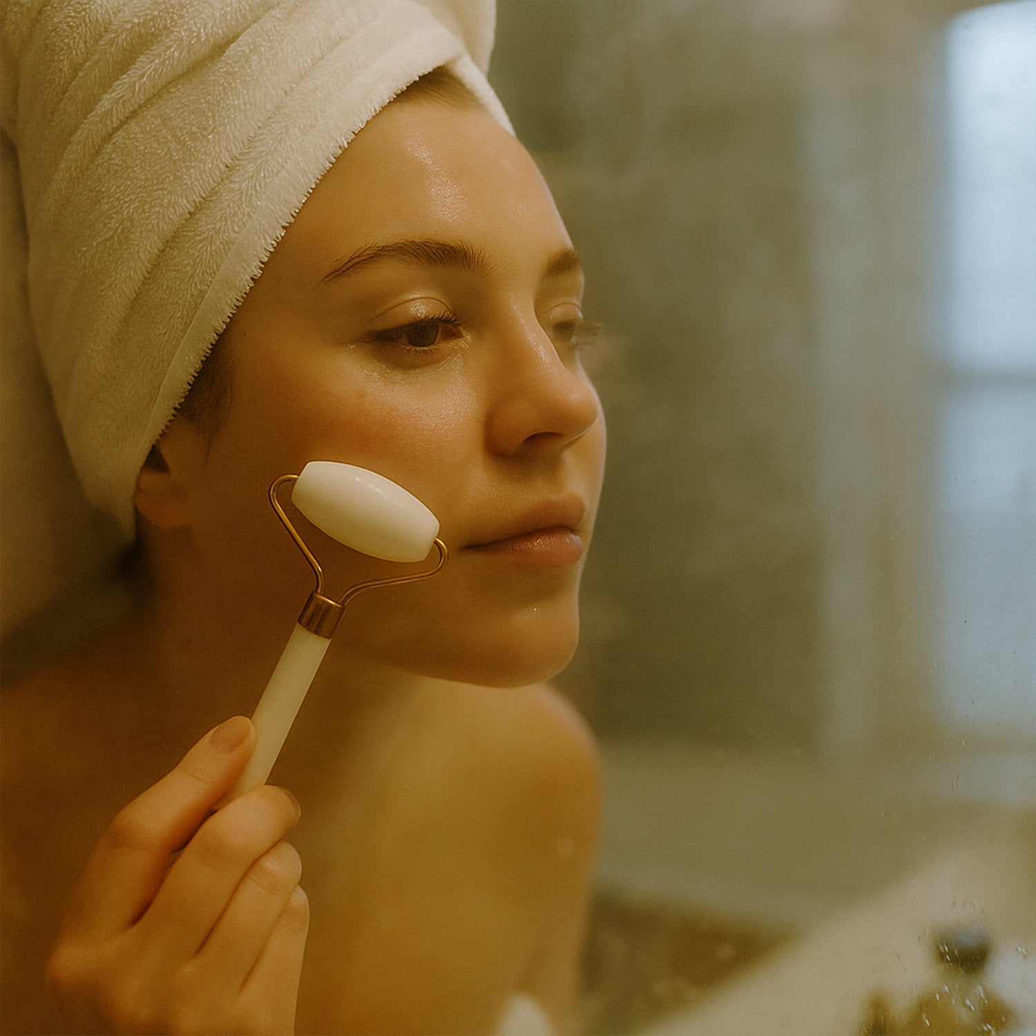 Dual-Ended Face Massage Roller - (1 Pc) Dual-Ended Face Massage Roller - (1 Pc)